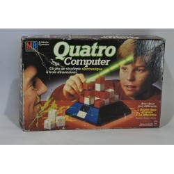 Quatro Computer Edition Mb electronics jeu de société vintage jeux touché coulé logic 5 quarto cube tetris