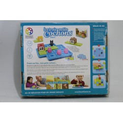 Les trois petits cochons deluxe Edition Smart games jeu de société jeux bande dessinée de luxe loup cochon reflexion