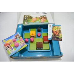 Les trois petits cochons deluxe Edition Smart games jeu de société jeux bande dessinée de luxe loup cochon reflexion
