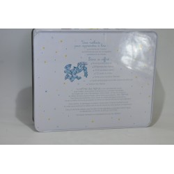 Le coffret des Alphas Editions recrealire boite métal j'apprends a lire avec plaisir dvd livre figurines