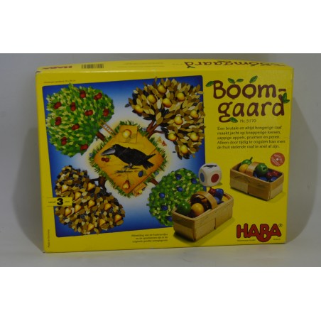 Le Verger Edition Haba jeu de société boom-gard corbeau fruits jardin panier