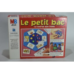 Le petit bac edition Mb Jeux de société jeu vintage la course aux noms lettres mots