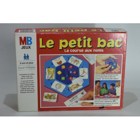 Le petit bac edition Mb Jeux de société jeu vintage la course aux noms lettres mots