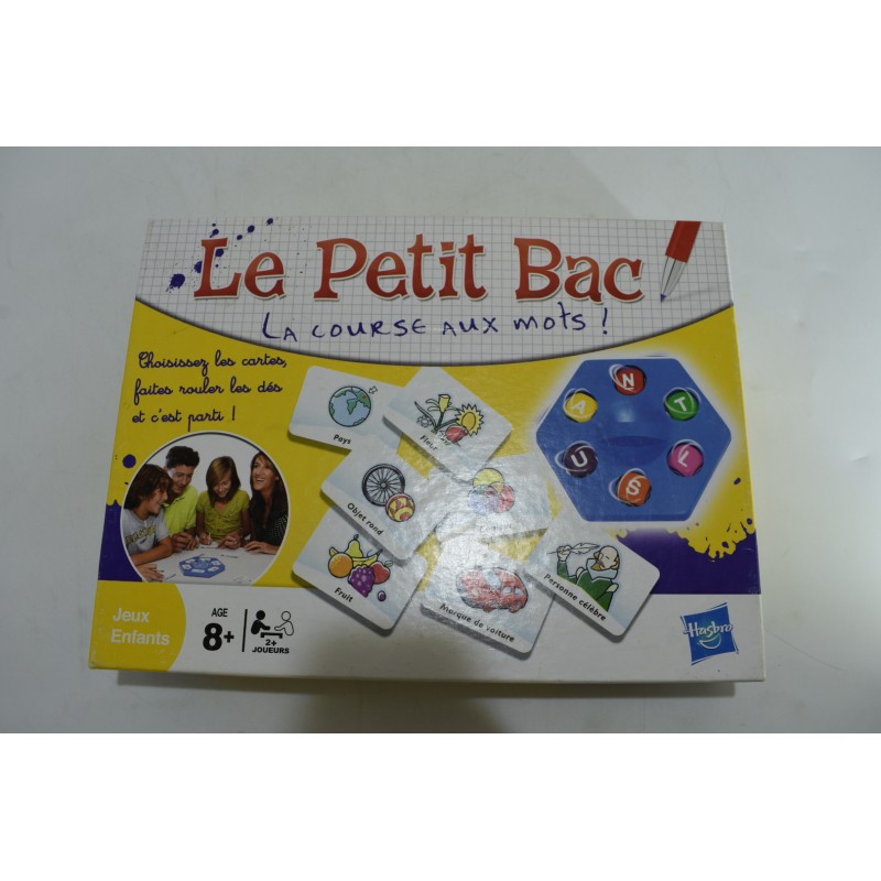 Le petit bac hasbro edition jeu de société jeux la course aux mots enfants cartes