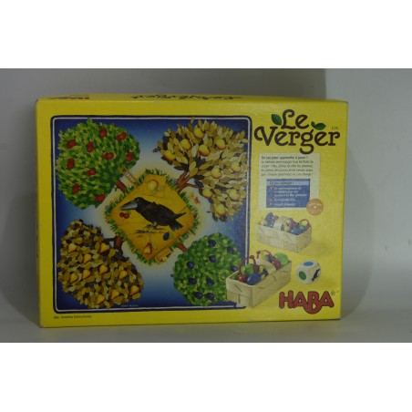 Le Verger Haba Edition jeu de société boom-gard corbeau fruits jardin panier