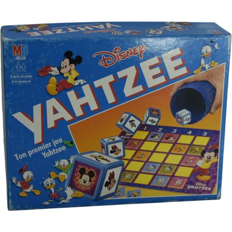 MB Jeux Disney Yahtzee Jeu de Société Enfant 6 Ans+ - Jeu Ludique et Éducatif