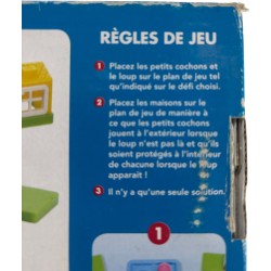 SmartGames Les Trois Petits Cochons Jeu de Réflexion Enfants 3+ Plateau Éducatif