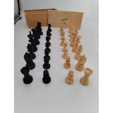 Jeux D'échecs Pièces En Buis Lardy Staunton Chessmen Jeu Echec Échec Chavet