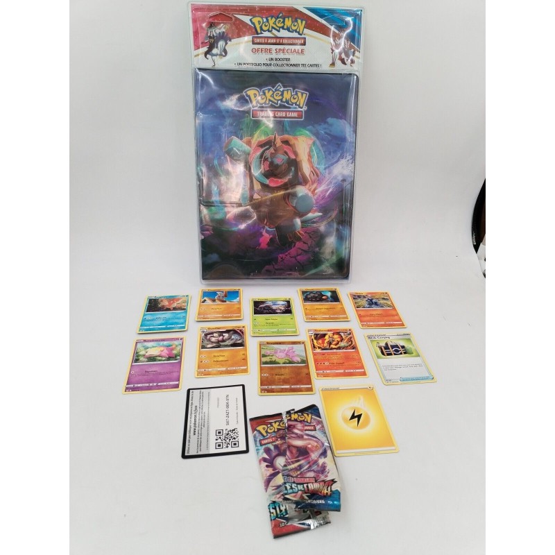 Pokémon 2021 Booster Portfolio Neuf Pack Cartes Classeur Pokemon Jeu Épée Pokémon 2021 Booster Portfolio Neuf Pack Cartes Classeur Pokemon Jeu Épée