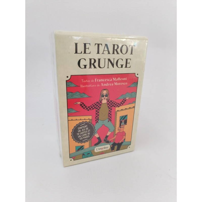 Le Tarot Grunge Neuf Éditions L'imprévu Jeu De Cartes Livre Voyance Le Tarot Grunge Neuf Éditions L'imprévu Jeu De Cartes Livre Voyance