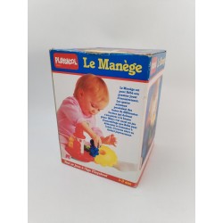 Playskool 1986 Le Manège En Boîte Jouet Enfant Jeu Bébé Animaux Sons Vintage