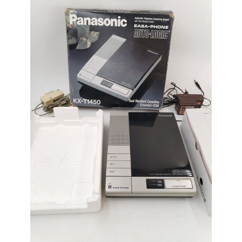 Panasonic Easa Phone Auto Logic Kx-t1450 Automatic Téléphone Answering System... Panasonic Easa Phone Auto Logic Kx-t1450 Automatic Téléphone Answering System...