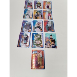Lot Cartes Dragon Ballon Z Super Toei Animation Vegeta Trunks Tortue Géniale Jeu