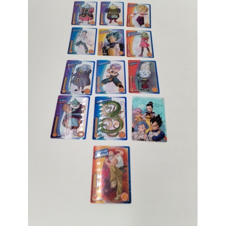 Lot Cartes Dragon Ballon Z Super Toei Animation Vegeta Trunks Tortue Géniale Jeu