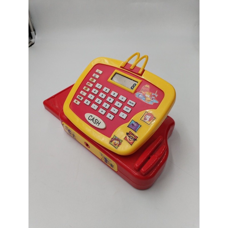 Jouet 2004 Caisse Enregistreuse Mc Donald's Mcdo Électronique Fonctionne Jeu Jouet 2004 Caisse Enregistreuse Mc Donald's Mcdo Électronique Fonctionne Jeu