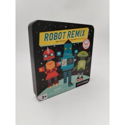 Robot Remix Magnetic Play Set Petit Collage Création Jeu Jouet