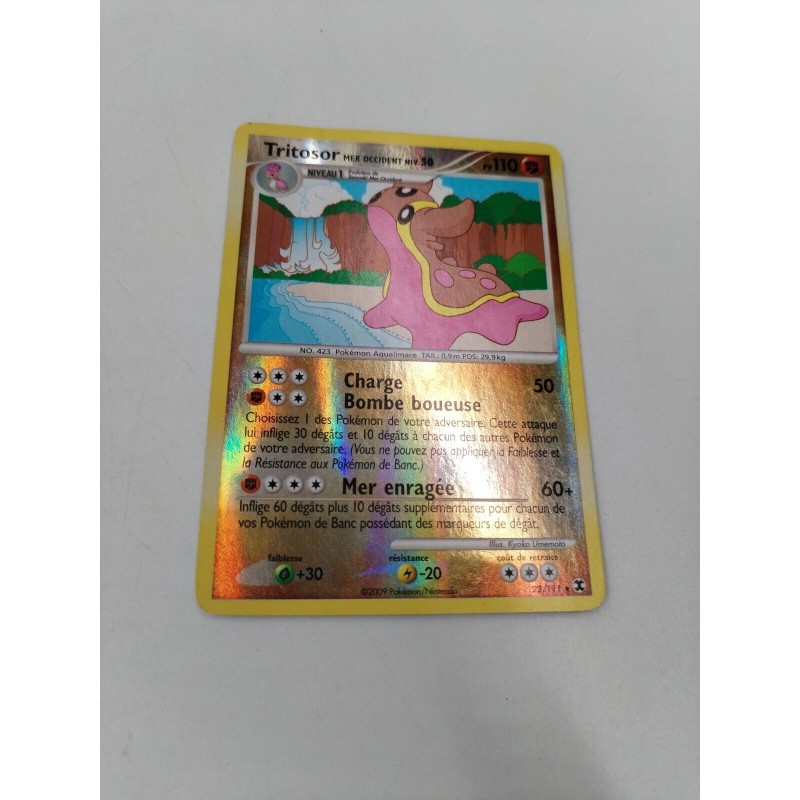 Tritosor Mer d'Occident 22/111 2009 Pokémon Jcc Holo Carte Cartes Jeux Tritosor Mer d'Occident 22/111 2009 Pokémon Jcc Holo Carte Cartes Jeux