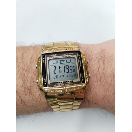 Casio Gold Illuminator 2515 DB 360 Stainless Steel Montre Chrono