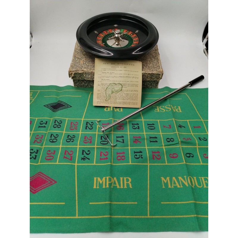 Ancien Jeu De Roulette Made In France Numéro 4 30 Cm Jeux Anciens Casino Tapis Ancien Jeu De Roulette Made In France Numéro 4 30 Cm Jeux Anciens Casino Tapis