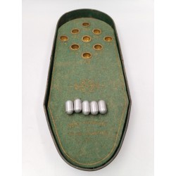 Rare Jeux De Comptoir Ancien Zanzi Culbute Jeu Des Culbultants Piste Métal...
