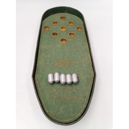 Rare Jeux De Comptoir Ancien Zanzi Culbute Jeu Des Culbultants Piste Métal...