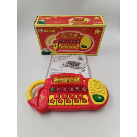 Vintage Babar Piano Électronique Jouet Lansay Jeu Musical Eveil