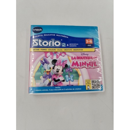 La Boutique De Minnie Storio 2 Vtech Jeux Vidéo Éducatif Jeu 3 3s Baby Max Tv