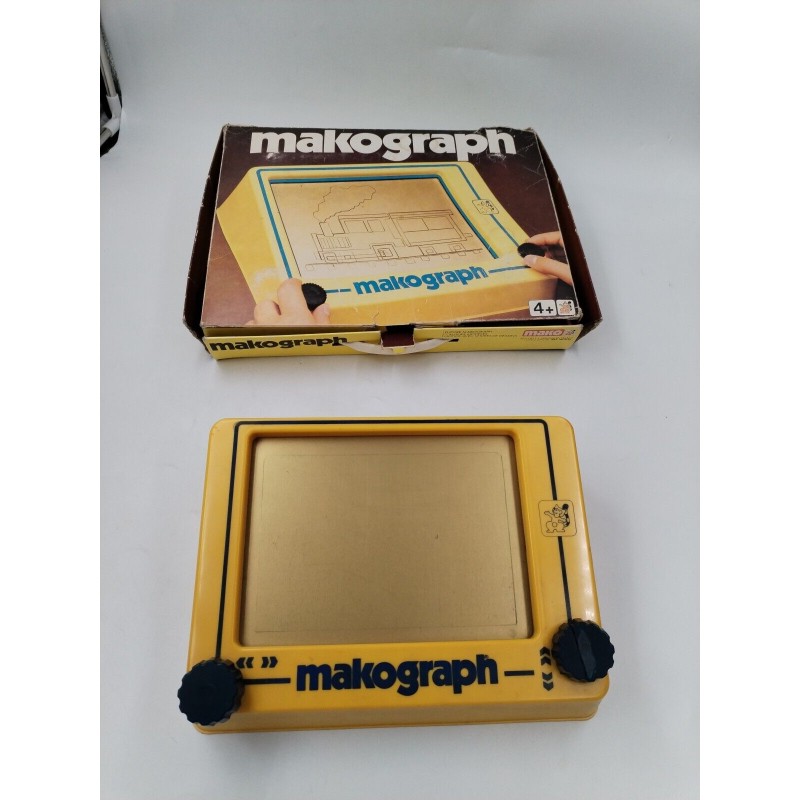 Makograph Jeu Ancien Pupitre Mako Telecran Dessin Ardoise Magique Jouet Jeux