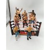 Lot Catcheurs Et Ring W Raw Wwe Mattel Batista Cena Jakks Catch Figurines Jouet 