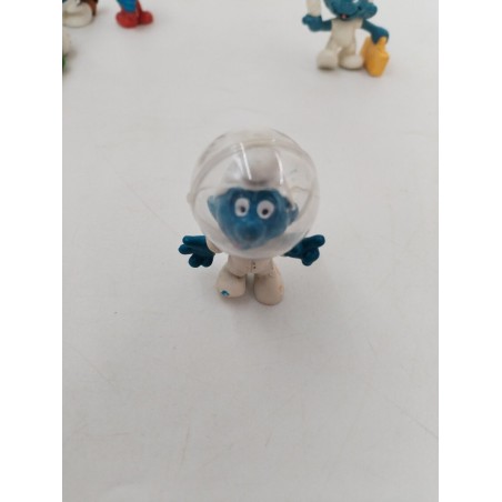 Cosmonaute 1969 Figurine Stroumpfs Peyo Schleich Smurfs Jouet Vintage Jeu