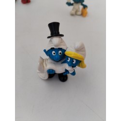 Jeunes Mariés 2012 Schtroumpfette Figurine Stroumpfs Peyo Schleich Smurfs Jouet
