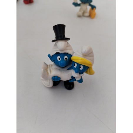 Jeunes Mariés 2012 Schtroumpfette Figurine Stroumpfs Peyo Schleich Smurfs Jouet