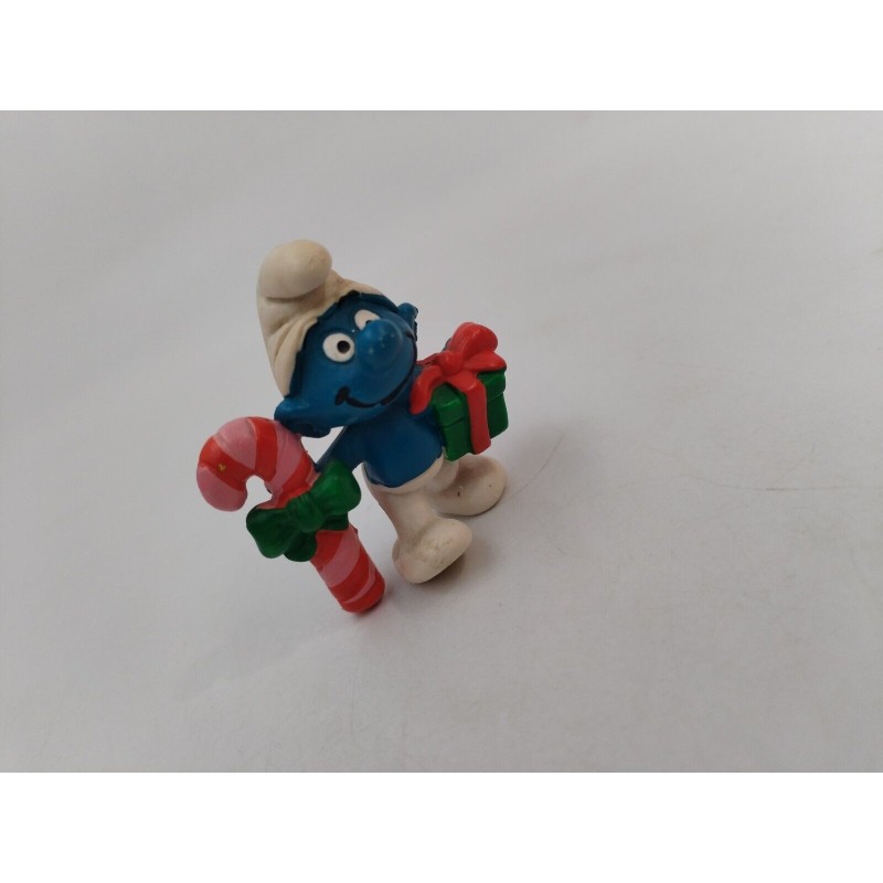 Schtroumpfs 1982 Cadeau Noël Sucre D'orge Figurine Peyo Schleich Smurfs Jouet... Schtroumpfs 1982 Cadeau Noël Sucre D'orge Figurine Peyo Schleich Smurfs Jouet...