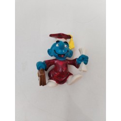 Schtroumpfs 1981 Diplôme Figurine Peyo Schleich Smurfs Jouet Jeu Vintage