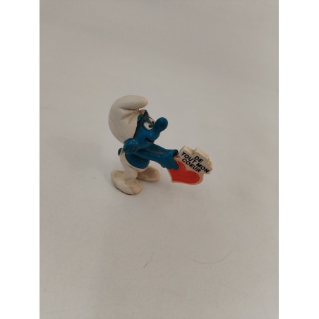 De Tout Mon Coeur Figurine Stroumpfs Peyo Schleich Smurfs Jouet Vintage Jeu