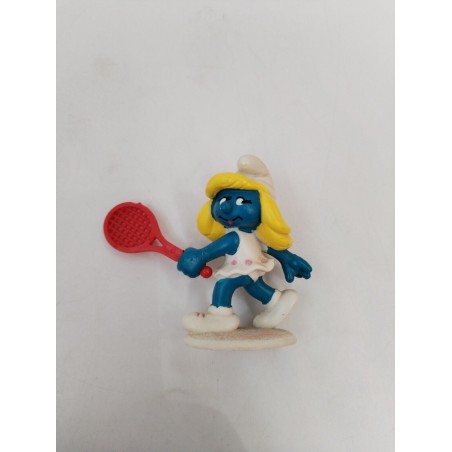 Schtroumpfs Schtroumpfette Tennis 1981 Figurine Peyo Schleich Smurfs Jouet...