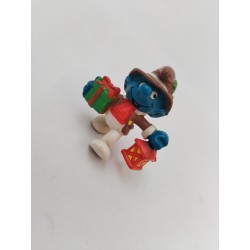 Schtroumpfs Noël Cadeau Lanterne Figurine Peyo Schleich Smurfs Jouet Jeu Vintage