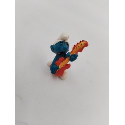 Schtroumpfs Guitare Musique Figurine Peyo Schleich Smurfs Jouet Jeu Vintage