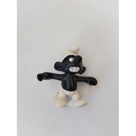 Schtroumpfs Noir Figurine Peyo Schleich Smurfs Jouet Jeu Vintage