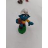 Schtroumpfs 1980 Rugby  Figurine Peyo Schleich Smurfs Jouet Jeu Vintage