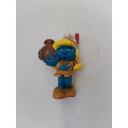 Schtroumpfs Schtroumpfette Indienne Américaine Figurine Peyo Schleich Smurfs...