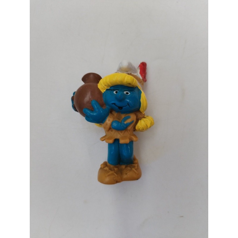 Schtroumpfs Schtroumpfette Indienne Américaine Figurine Peyo Schleich Smurfs...