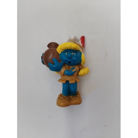 Schtroumpfs Schtroumpfette Indienne Américaine Figurine Peyo Schleich Smurfs...