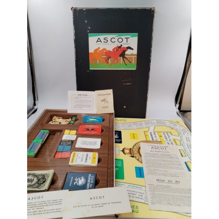 Ascot Le Jeu Francais Du Totopoly Jeux De Société Miro Company Ancien Steeple...