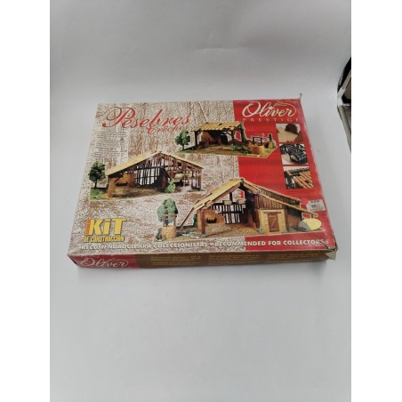 Maison Crèches Décor Noël Oliver Prestige Kit Construction Maquette Santon