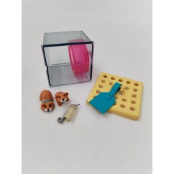 Littelest Pet Shop 1992 Kenner Cage A Hamsters Animaux Jouet Vintage Figurines