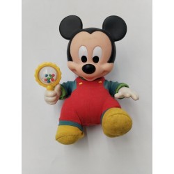 Bébé Mickey Jouet Disney Hochet Figurine Articulée Vintage