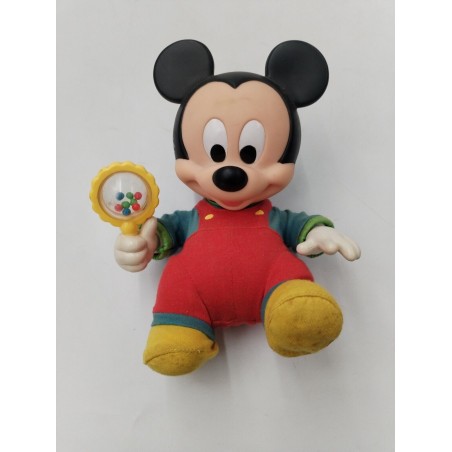 Bébé Mickey Jouet Disney Hochet Figurine Articulée Vintage