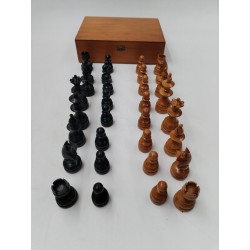 Jeu D Échecs Bois Vernis Feutrine Jeux Échec Artefactos Madeira Stori Peixoto...