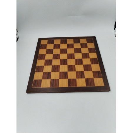 Grand Échiquier Plateau Case 5 Jeux D'échecs Jeu Échec Marqueterie Bois...